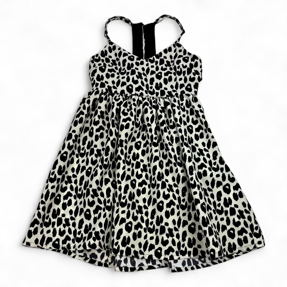 Mink Pink Leopard‎ Print Mini Dress XS Spaghetti Straps